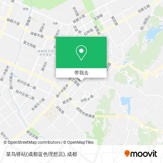 菜鸟驿站(成都蓝色理想店)地图
