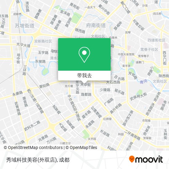 秀域科技美容(外双店)地图