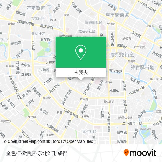 金色柠檬酒店-东北2门地图