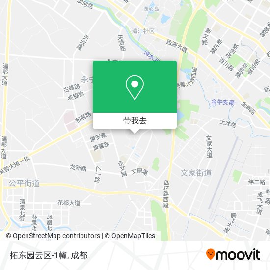 拓东园云区-1幢地图
