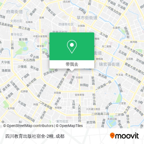 四川教育出版社宿舍-2幢地图