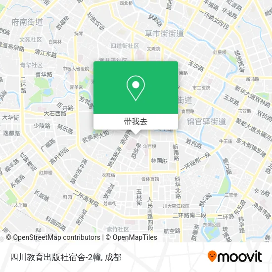 四川教育出版社宿舍-2幢地图