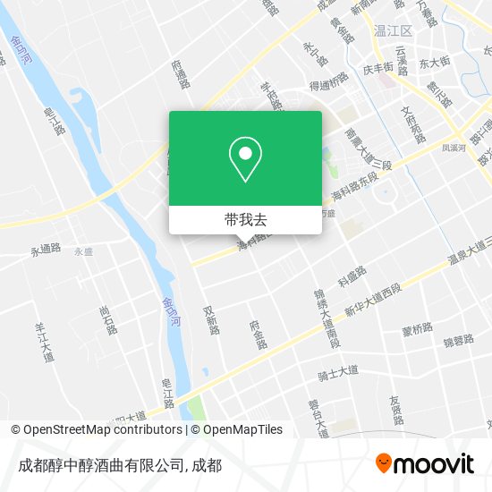 成都醇中醇酒曲有限公司地图