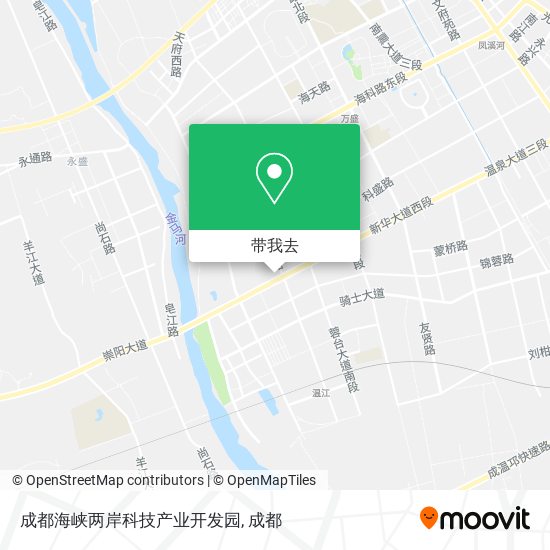 成都海峡两岸科技产业开发园地图