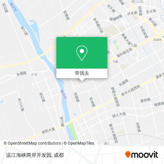 温江海峡两岸开发园地图