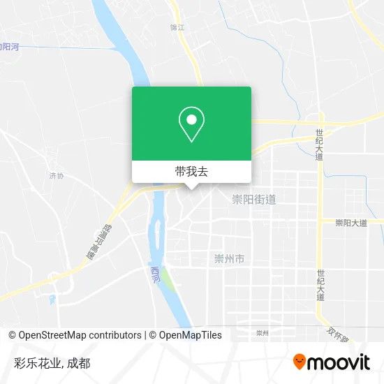 彩乐花业地图