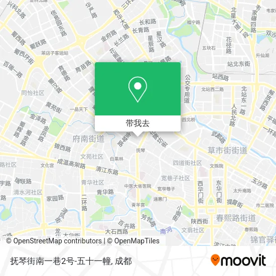抚琴街南一巷2号-五十一幢地图