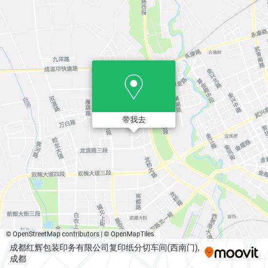 成都红辉包装印务有限公司复印纸分切车间(西南门)地图