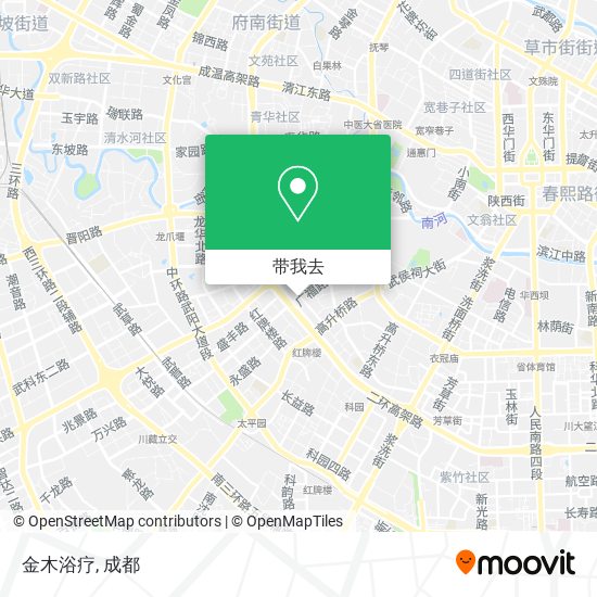 金木浴疗地图