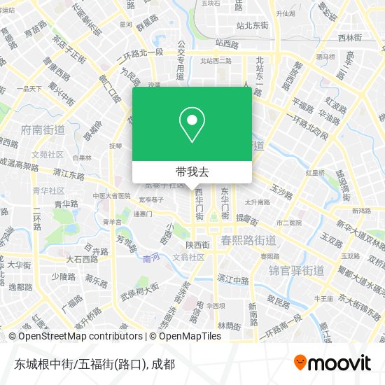 东城根中街/五福街(路口)地图