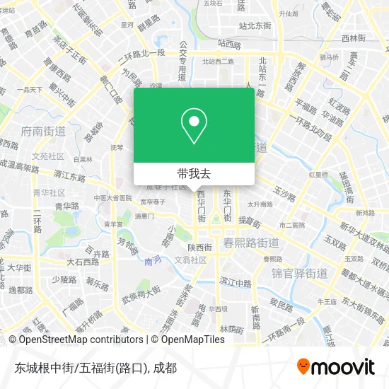 东城根中街/五福街(路口)地图