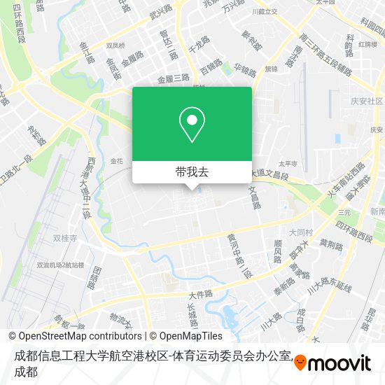 成都信息工程大学航空港校区-体育运动委员会办公室地图