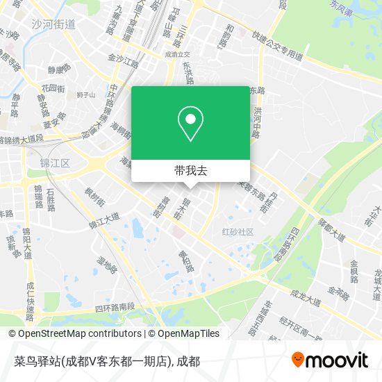 菜鸟驿站(成都V客东都一期店)地图