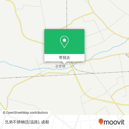 兄弟不锈钢(彭温路)地图