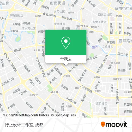 行止设计工作室地图