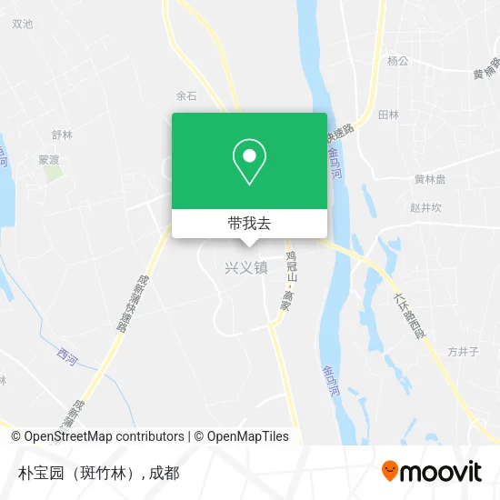 朴宝园（斑竹林）地图