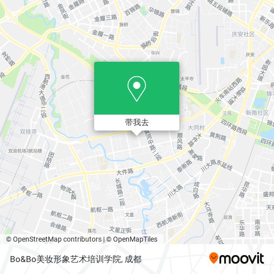 Bo&Bo美妆形象艺术培训学院地图