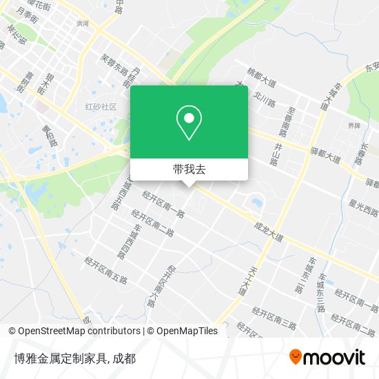 博雅金属定制家具地图