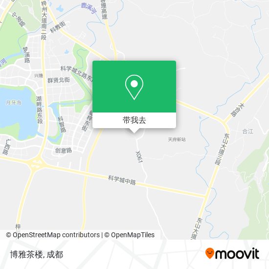 博雅茶楼地图