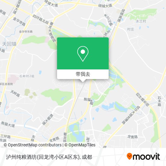 泸州纯粮酒坊(回龙湾小区A区东)地图