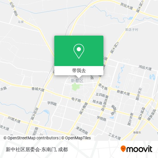 新中社区居委会-东南门地图