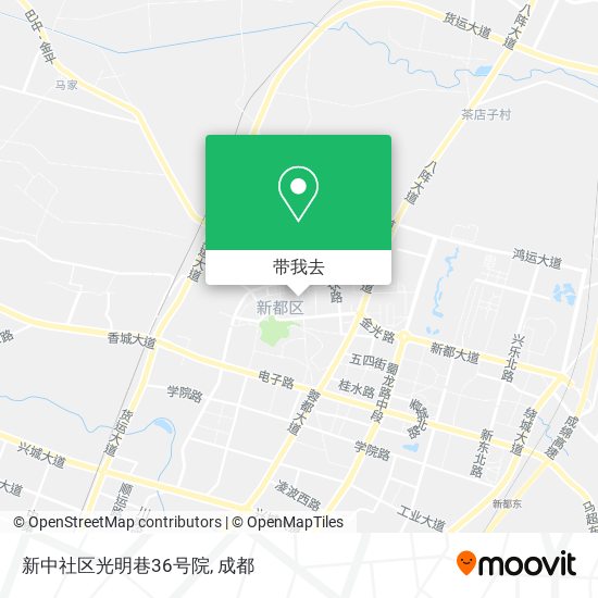 新中社区光明巷36号院地图