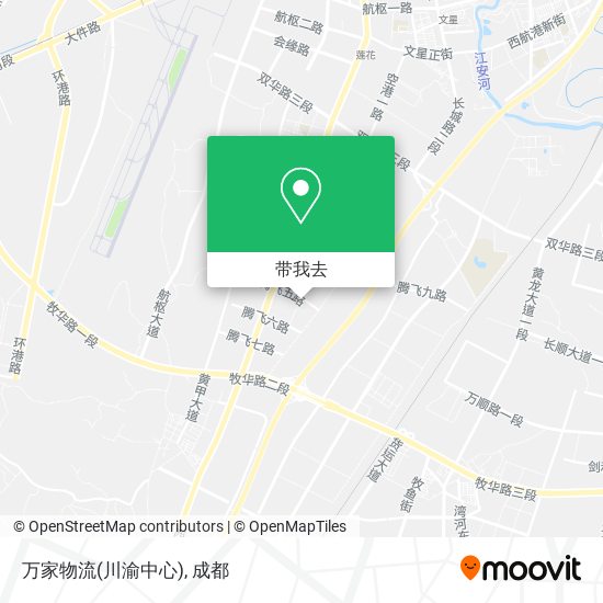 万家物流(川渝中心)地图