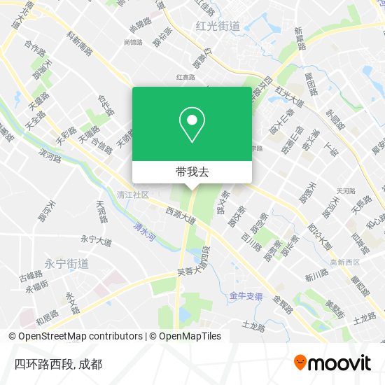 四环路西段地图