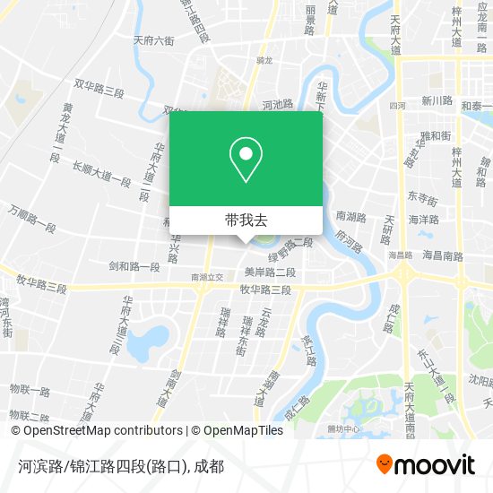 河滨路/锦江路四段(路口)地图