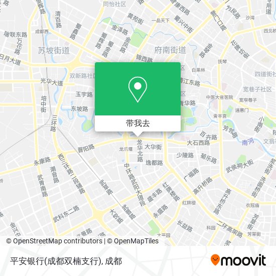 平安银行(成都双楠支行)地图