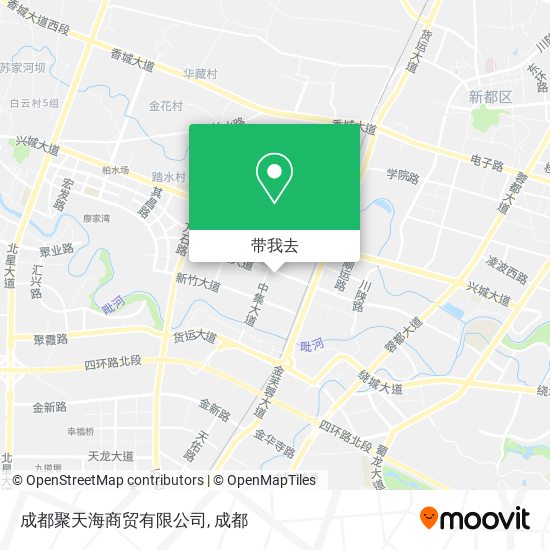 成都聚天海商贸有限公司地图