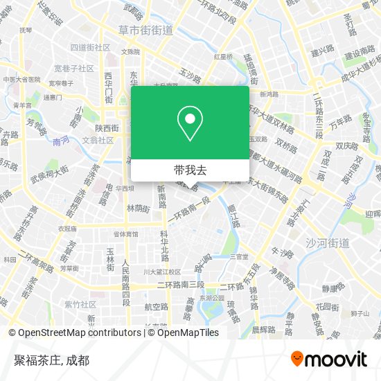 聚福茶庄地图