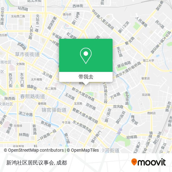 新鸿社区居民议事会地图