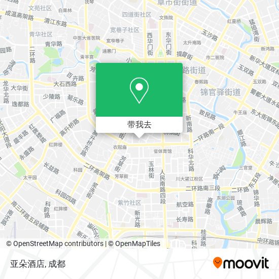 亚朵酒店地图