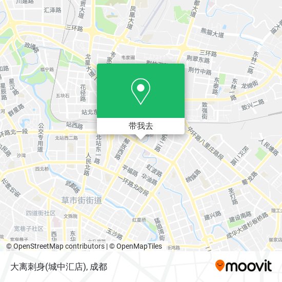 大离刺身(城中汇店)地图