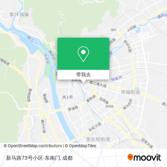 新马路73号小区-东南门地图
