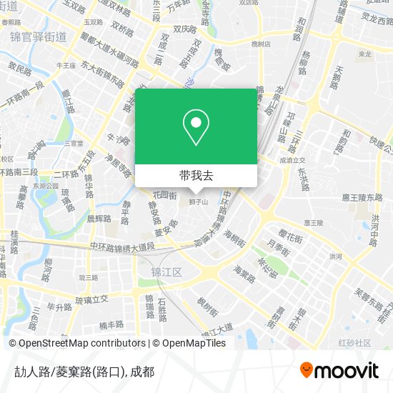 劼人路/菱窠路(路口)地图