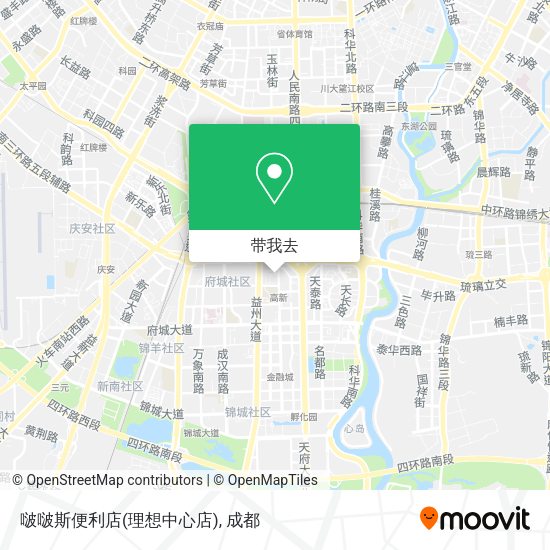 啵啵斯便利店(理想中心店)地图