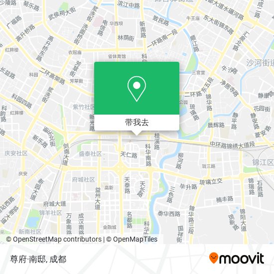尊府·南邸地图