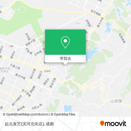 起点发艺(滨河北街店)地图