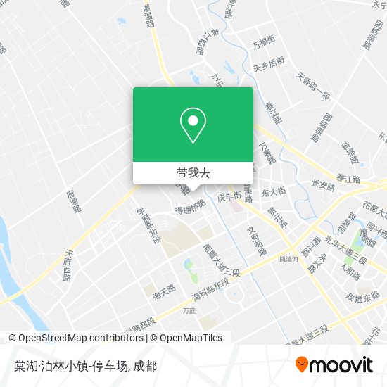 棠湖·泊林小镇-停车场地图