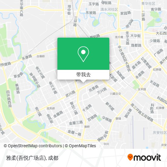雅柔(吾悦广场店)地图