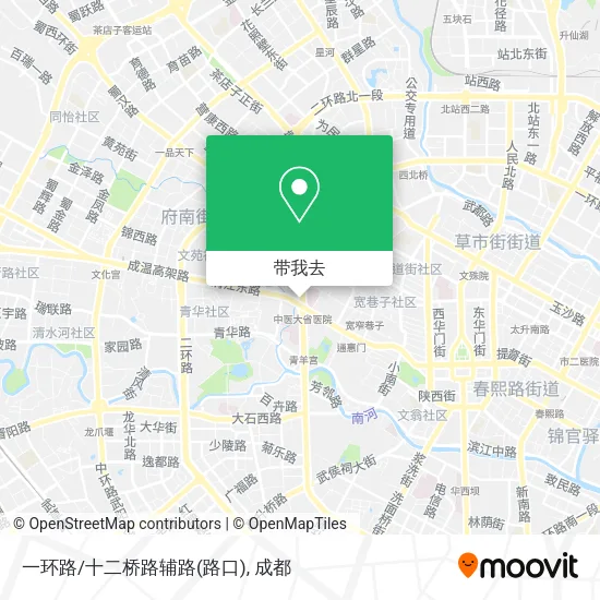 一环路/十二桥路辅路(路口)地图