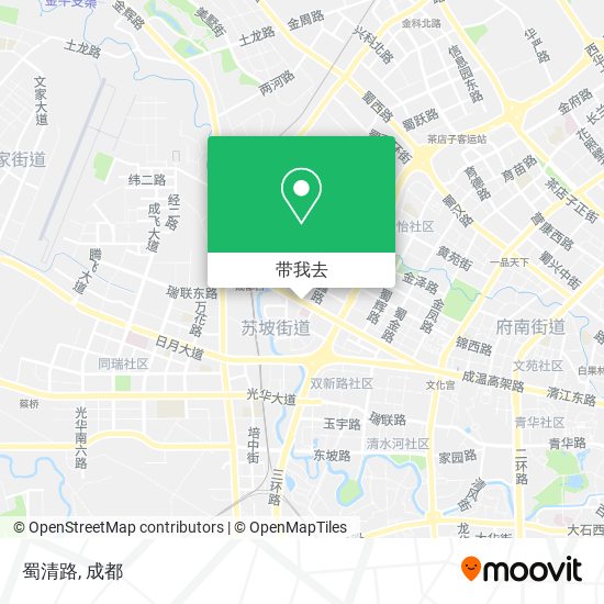 蜀清路地图