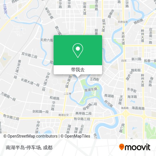 南湖半岛-停车场地图