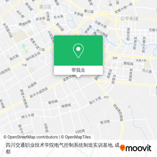 四川交通职业技术学院电气控制系统制造实训基地地图