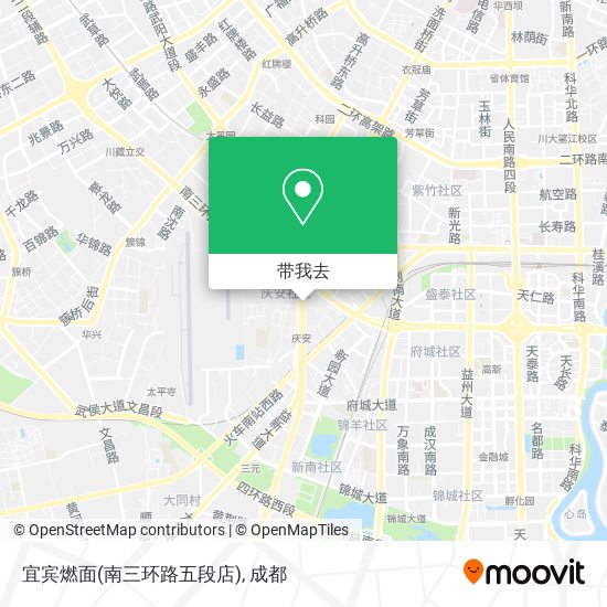 宜宾燃面(南三环路五段店)地图