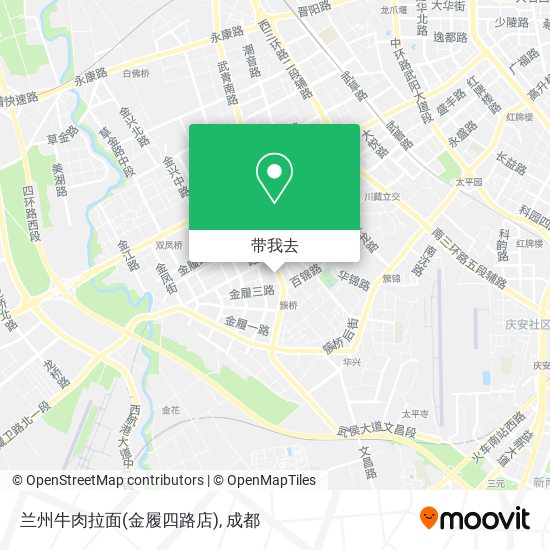兰州牛肉拉面(金履四路店)地图