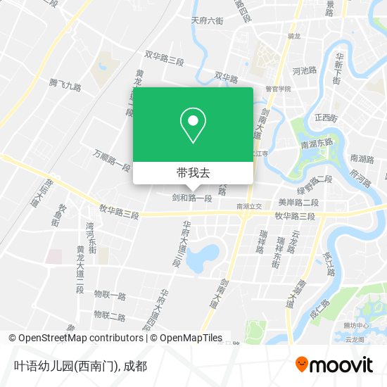 叶语幼儿园(西南门)地图