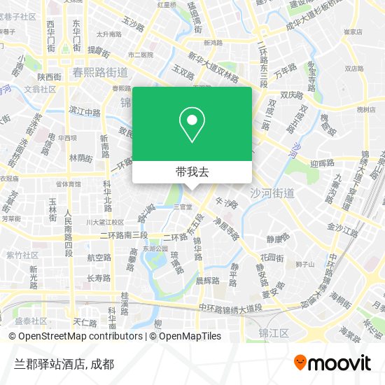 兰郡驿站酒店地图